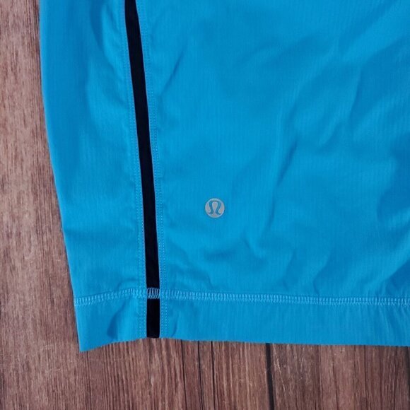 Lululemon Mens Medium 8.5" Inseam Pace Breaker Lined Short Blue Shorts Pockets - Picture 8 of 14